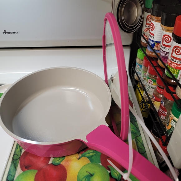 Pink Non-Stick Frying Pan with Lid Paris Hilton Tropic pink - Picture 2 of 6